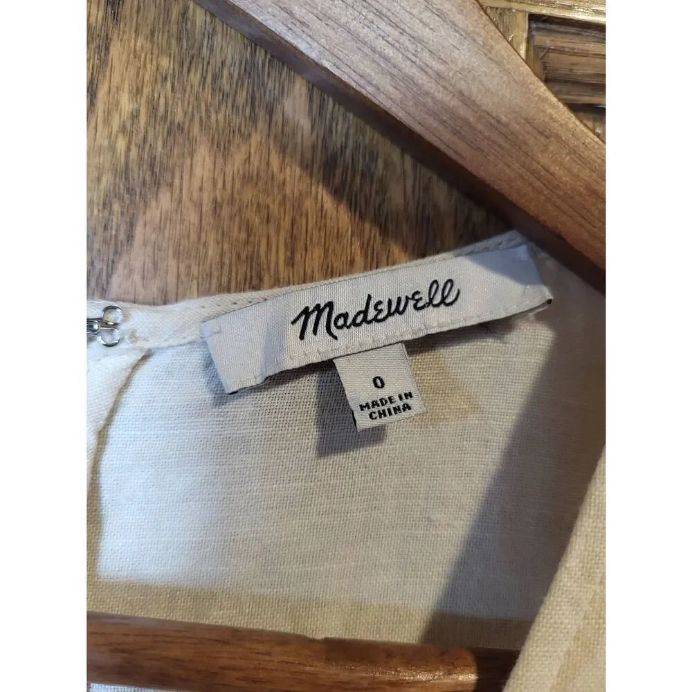 Madewell sleeveless linen